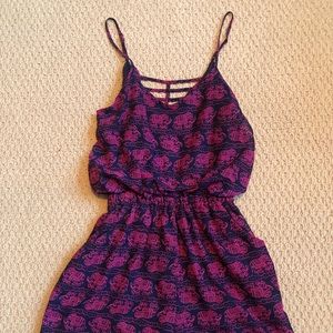 Buttons Elephant Romper